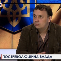 Павло Гай-Нижник у студії телеканалу «112 Україна». Тема: Постреволюційна влада (Телеканал «112 Україна»; 24 травня 2014 р.)