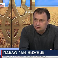Фундатор Музею української пропаганди на телеканалі 112 Україна (15 червня 2014 р., Київ)